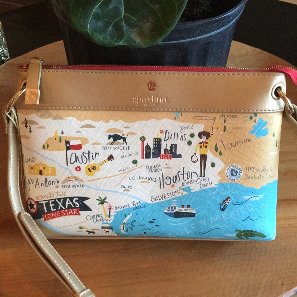 Texas themed purse Spartina 449 brand